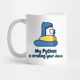 my python is drinking your java Mug